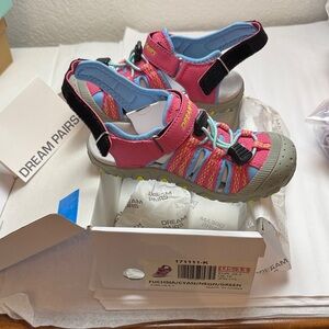Dream Pairs Kids Sandals - Pink and Blue